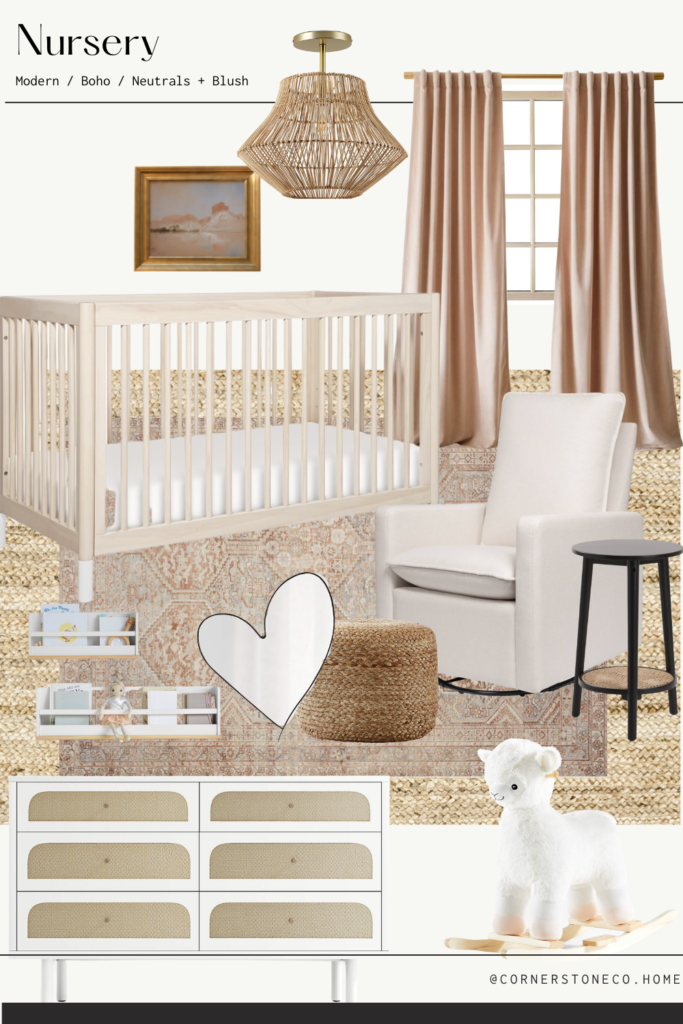 Modern, Boho Nursery